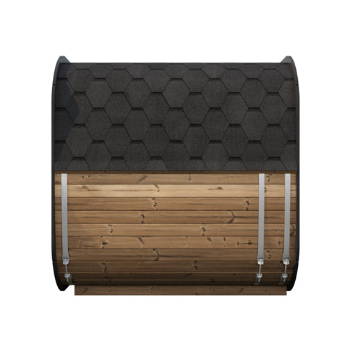 SaunaLife Model CL7G | Outdoor Cabin Sauna with Changing Room