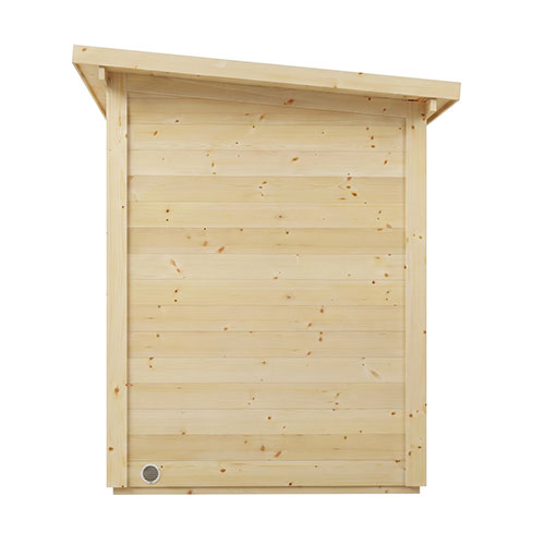 SaunaLife Model G2 | Compact Outdoor Garden Sauna