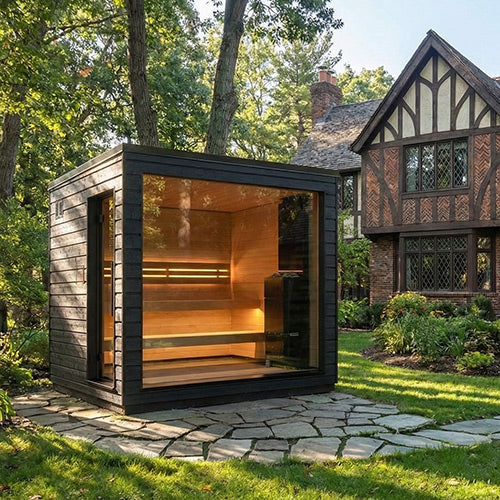 SaunaLife Model G6 | Premium Outdoor Garden Sauna Suite
