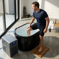 CryoForge ArcticFlow X1 Ice Plunge System — Lifestyle