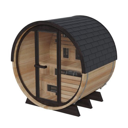 Finnmark FD-7 Thermo-Aspen Combination Barrel Sauna | Infrared & Steam