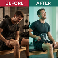 HyperFlex Pro Percussion Massage Gun — Before & After
