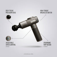 HyperFlex Pro Percussion Massage Gun — infographic
