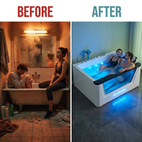 LuminaBath DuoSpa — Before & After