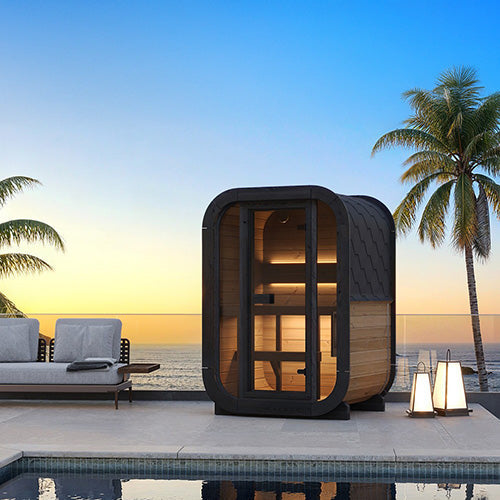 SaunaLife Model CL3G | Outdoor Cabin Sauna