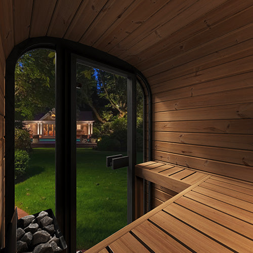 SaunaLife Model CL3G | Outdoor Cabin Sauna