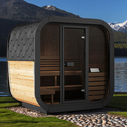 SaunaLife Model CL5G | Outdoor Cabin Sauna