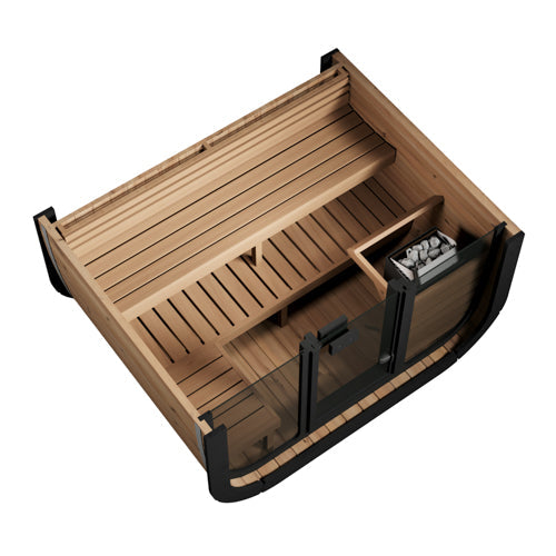 SaunaLife Model CL5G | Outdoor Cabin Sauna