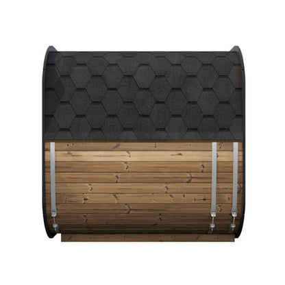 SaunaLife Model CL7G | Outdoor Cabin Sauna with Changing Room