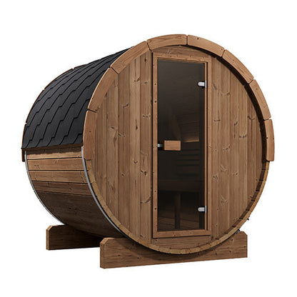 SaunaLife Model E7 | Outdoor Barrel Sauna
