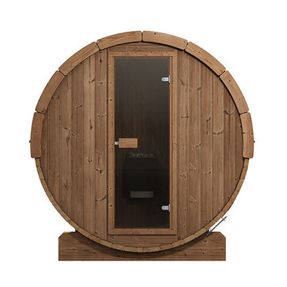 SaunaLife Model E7 | Outdoor Barrel Sauna