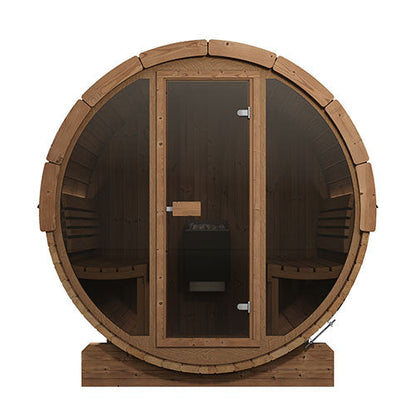 SaunaLife Model E7G | Outdoor Barrel Sauna