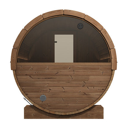 SaunaLife Model E8W | Large Barrel Sauna with Window