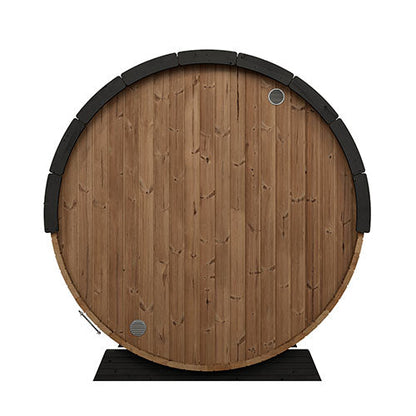 SaunaLife Model EE8G | Elegance Barrel Sauna Full Glass Front