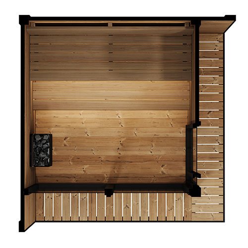SaunaLife Model GL6 | Outdoor Garden Sauna