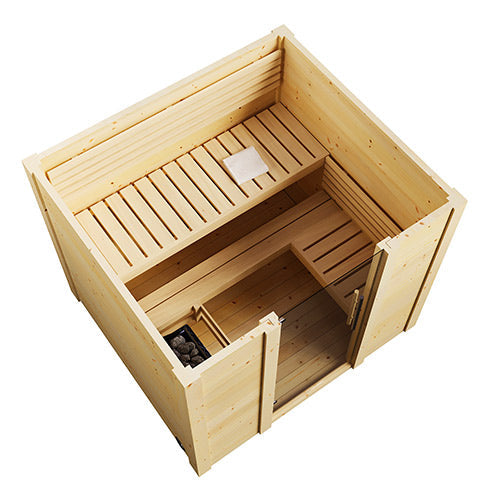 SaunaLife Model G2 | Compact Outdoor Garden Sauna