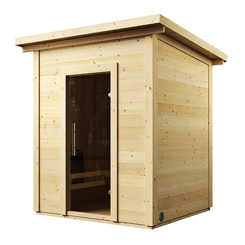 SaunaLife Model G2 | Compact Outdoor Garden Sauna