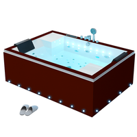 Hot Tub Built for Performance Recovery, Hydrotherapy Jets, Dual Occupancy, Acrylic Shell, LED Lighting