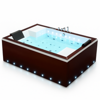 Hot Tub Built for Performance Recovery, Hydrotherapy Jets, Dual Occupancy, Acrylic Shell, LED Lighting