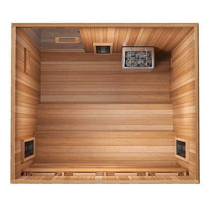 Finnmark FD-5 Trinity XL Infrared & Steam Sauna Combo | 5-Person