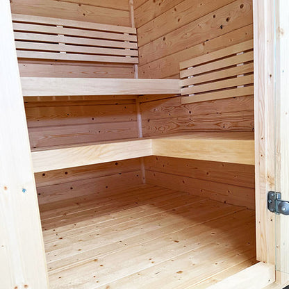 SaunaLife Model G2 | Compact Outdoor Garden Sauna