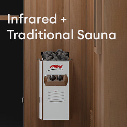 Finnmark FD-4 Trinity Infrared & Steam Sauna Combo | 4-Person
